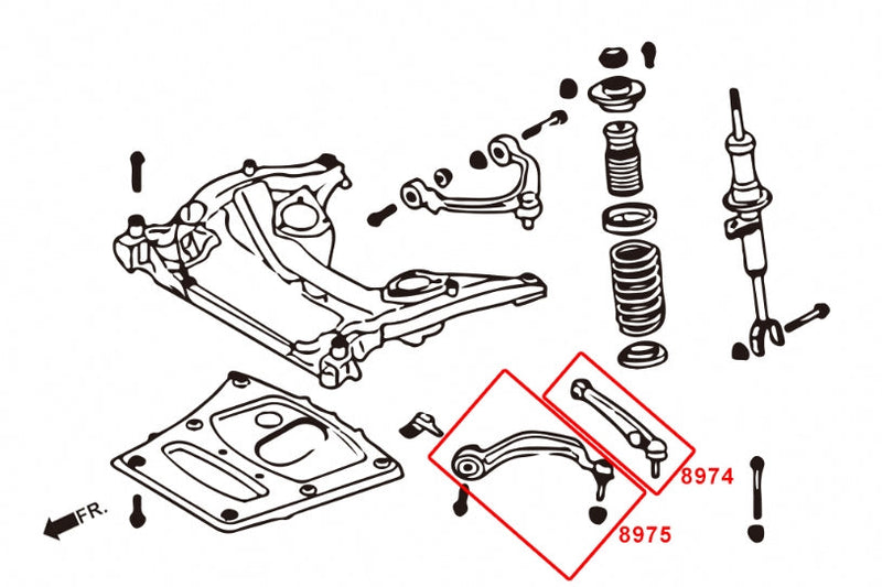 Front Lower -Rear Arms- for BMW 5 Series F10/F11 | BMW 6 Series F06/F12/F13