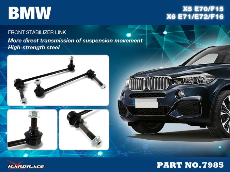Hardrace F15/F16/E70/E71/E72 BMW X5 & X6 Front Stabilizer Links 2pc Set