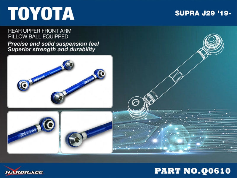 Rear upper front arm (pillow ball bushings) 2pc set for Supra J29 '19-/ BMW 3 Series G20/G21 '19-/ Z4 G29 '19-