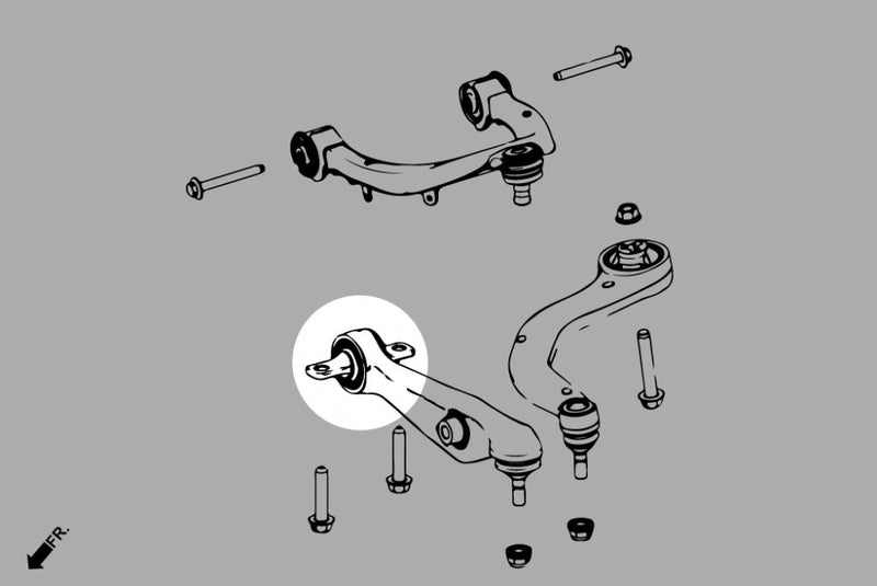 Front Lower Ball Bushings Inner Set (Pillow Ball) for Model 3 2017-up | Model Y 2020-up