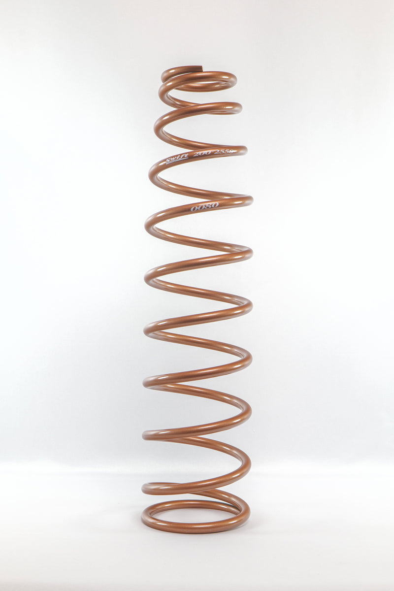 Coil Spring - Bulletproof - Coil-Over - 2.5 in ID - 20 in Length - 80 lb/in Spring Rate - Steel - Copper Powder Coat - Each