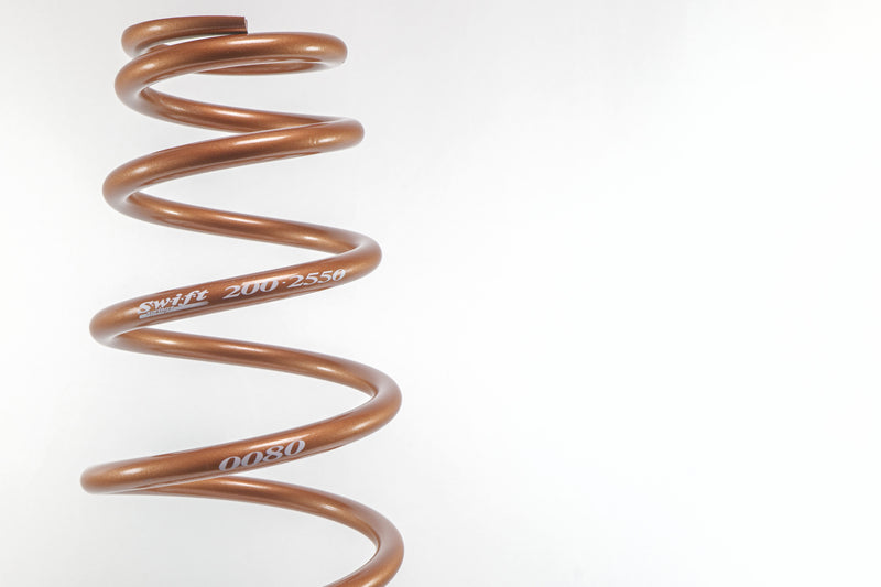 Coil Spring - Bulletproof - Coil-Over - 2.5 in ID - 20 in Length - 80 lb/in Spring Rate - Steel - Copper Powder Coat - Each