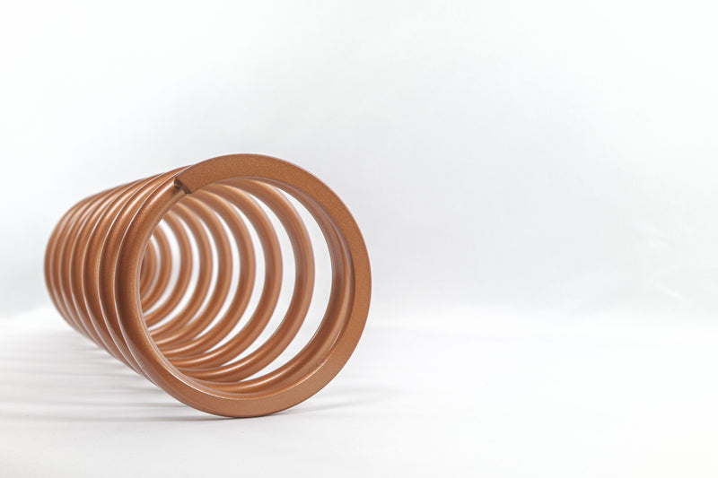 Coil Spring - Bulletproof - Coil-Over - 2.5 in ID - 20 in Length - 80 lb/in Spring Rate - Steel - Copper Powder Coat - Each