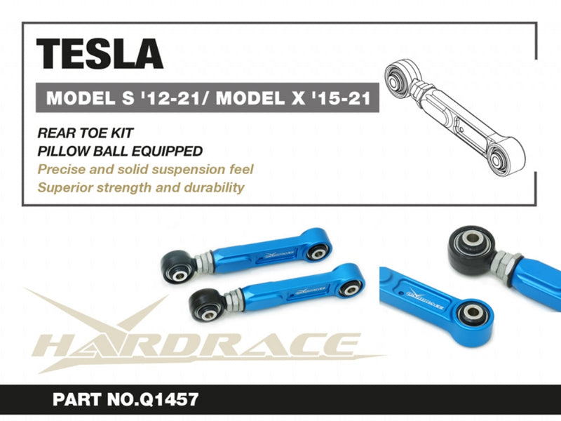 Rear Toe Kit (Harden Rubber Bushings) for Tesla Model S / Model X