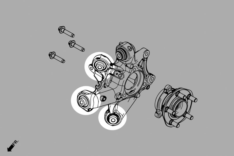 Rear Knuckle Bushings (Pillow Ball) - work for either Front, Upper Front or Lower Front Model 3 / Y