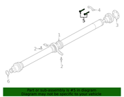 Genuine Porsche parts diagram