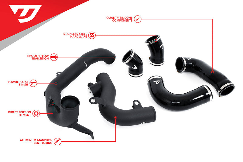 UNITRONIC CHARGE PIPE KIT - VW MK8 GOLF R, AUDI 8Y S3