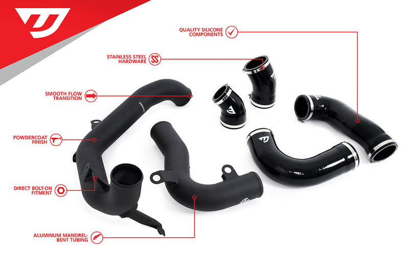 UNITRONIC CHARGE PIPE KIT - VW MK8 GTI