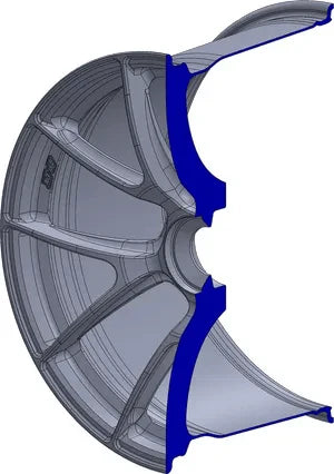 20x12" ET47 APEX VS-5RS Forged Porsche Center Lock Wheel