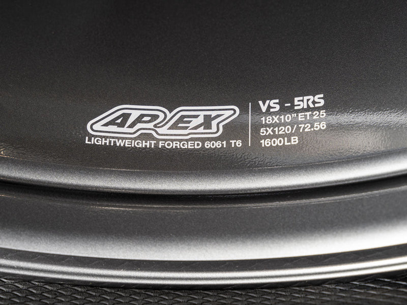 20x12" ET47 APEX VS-5RS Forged Porsche Center Lock Wheel