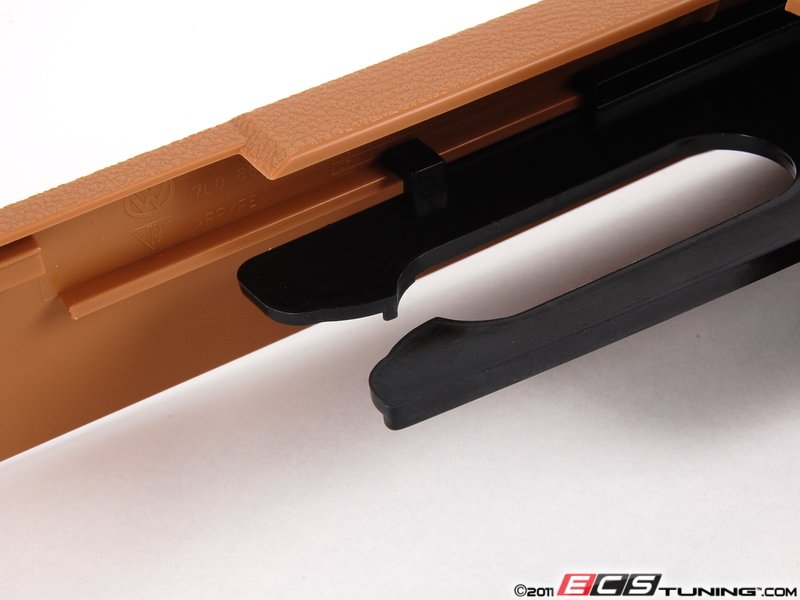 Front Seat Rail Cover - Left Rear - Sand Beige