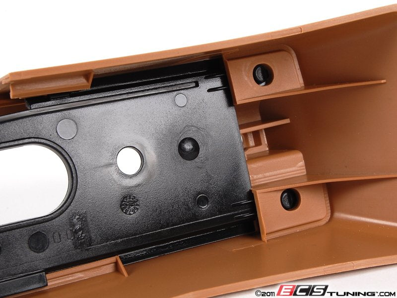 Front Seat Rail Cover - Left Rear - Sand Beige