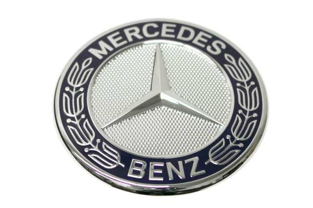 GENUINE MERCEDES Mercedes Hood Badge - A2128170316