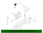 Genuine Porsche parts diagram