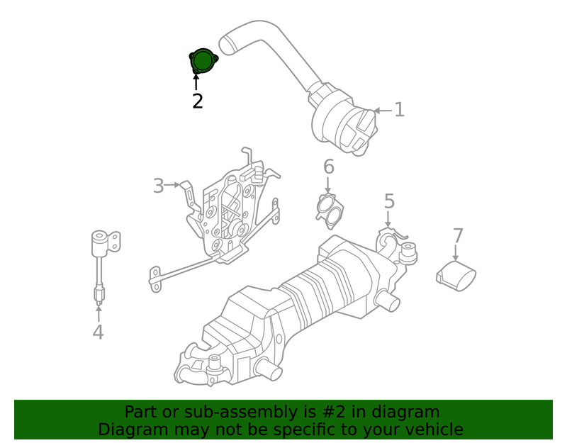 Genuine Porsche parts diagram