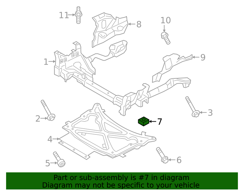 Genuine Porsche parts diagram