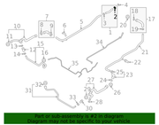 Genuine Porsche parts diagram