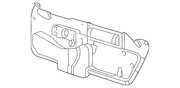 Genuine Porsche parts diagram