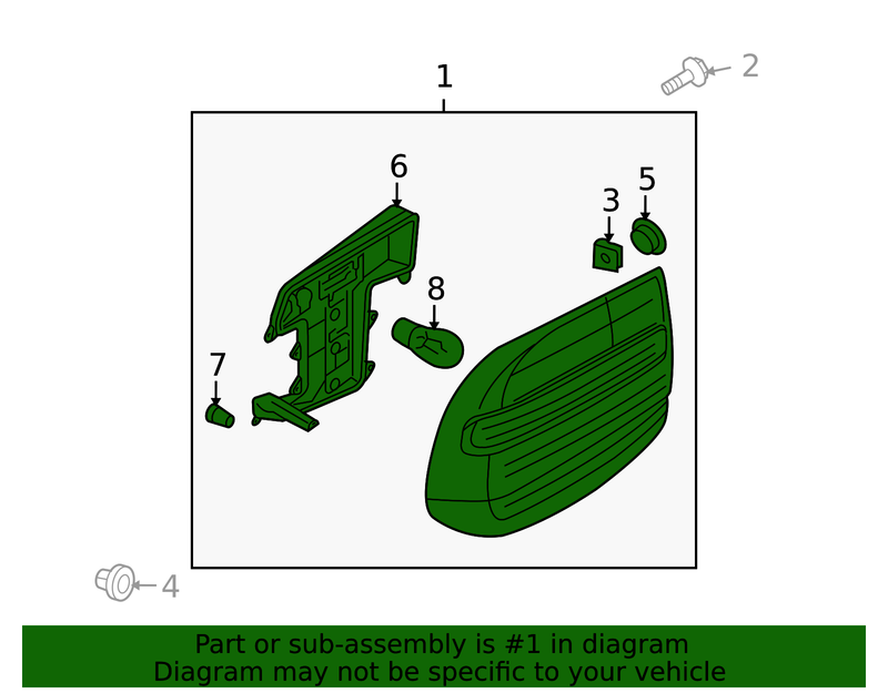 Genuine Porsche parts diagram