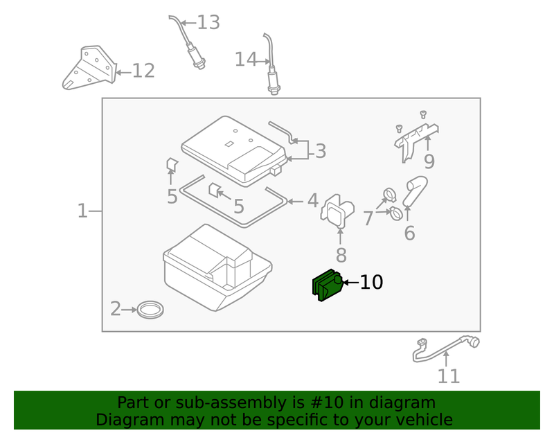 Genuine Porsche parts diagram