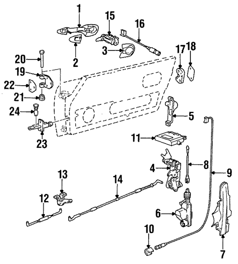 Genuine Porsche parts diagram