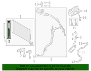 Genuine Porsche parts diagram
