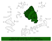 Genuine Porsche parts diagram