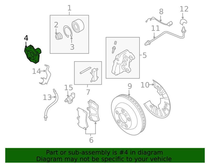 Genuine Porsche parts diagram