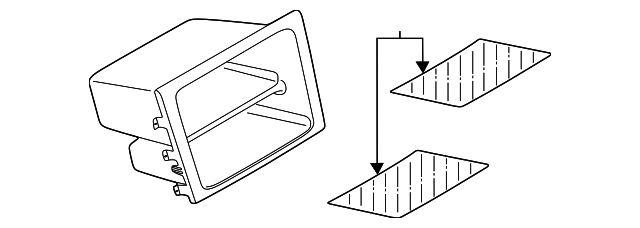 Genuine Porsche parts diagram