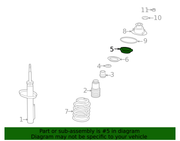 Genuine Porsche parts diagram