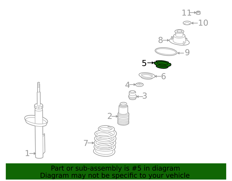 Genuine Porsche parts diagram
