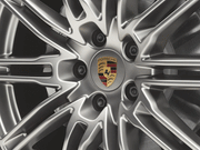 Genuine Porsche Wheel Hub Cover - Titanium-Colored - 000-044-607-08