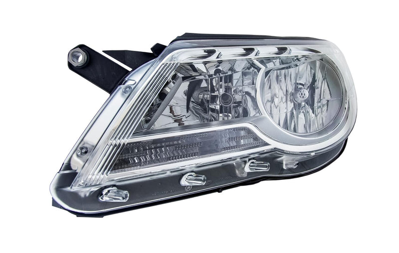 VW Headlight Assembly – Driver Side (Halogen) 5N1941031AC – Hella 247038251