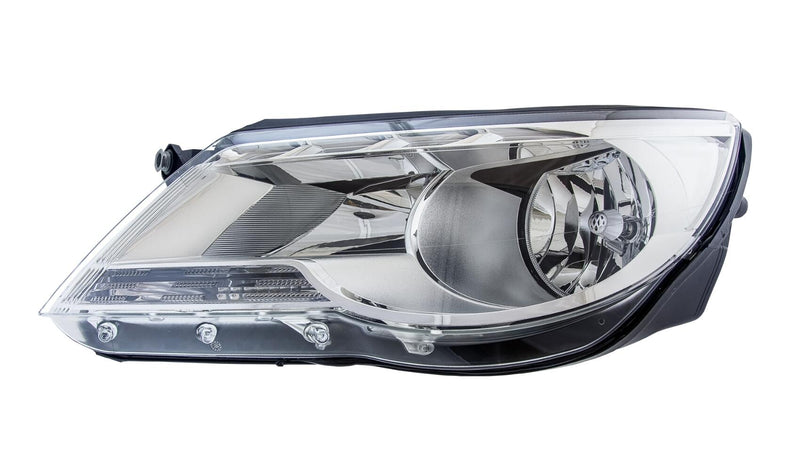 VW Headlight Assembly – Driver Side (Halogen) 5N1941031AC – Hella 247038251