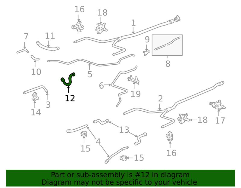 Genuine Porsche parts diagram