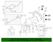 Genuine Porsche parts diagram