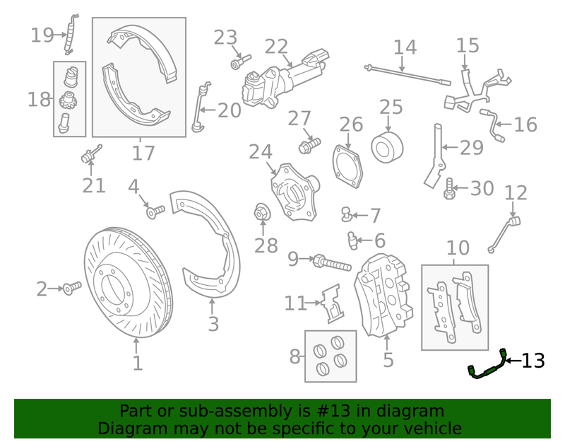 Genuine Porsche parts diagram