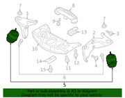 Genuine Porsche parts diagram