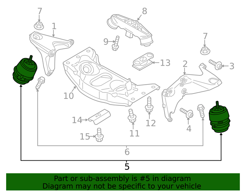 Genuine Porsche parts diagram