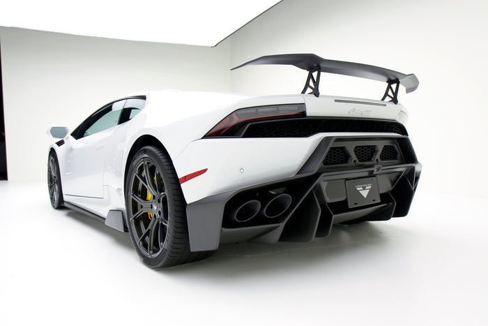 VORSTEINER LAMBORGHINI HURACAN NOVARA EDIZIONE AERO WING BLADE W/ ALUMINUM UPRIGHTS - 0930LOV