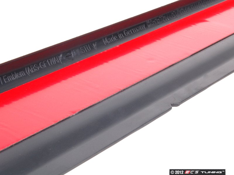 Door Sill Scuff Plate - Lacquered Black - Priced Each
