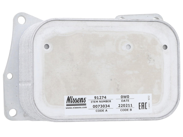 NISSENS Engine Oil Cooler - 91274