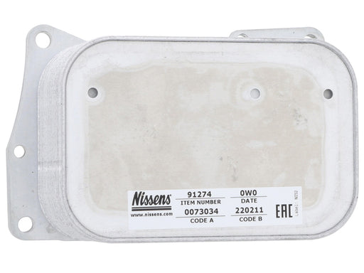 NISSENS Engine Oil Cooler - 91274