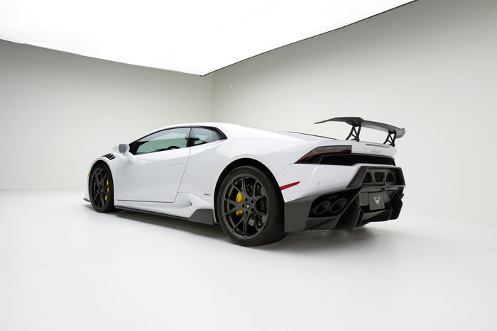 VORSTEINER LAMBORGHINI HURACAN NOVARA EDIZIONE AERO WING BLADE W/ ALUMINUM UPRIGHTS - 0930LOV