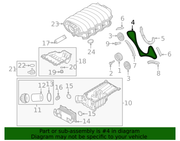 Genuine Porsche parts diagram