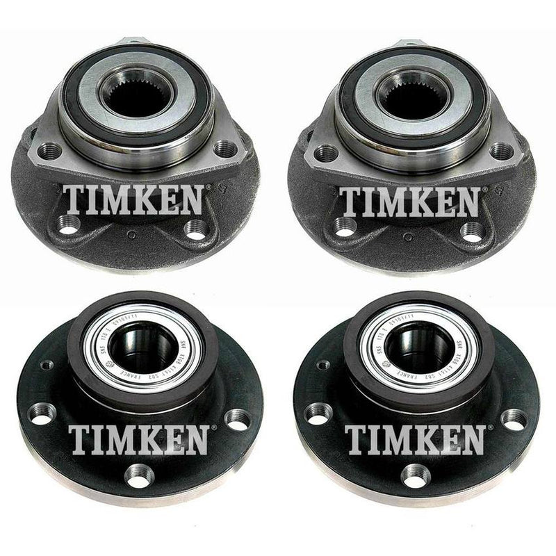 VW Wheel Bearing and Hub Assembly Kit – Front and Rear – Timken 2875691KIT