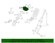 Genuine Porsche parts diagram