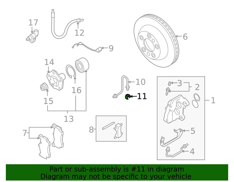 Genuine Porsche parts diagram