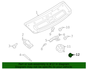 Genuine Porsche parts diagram