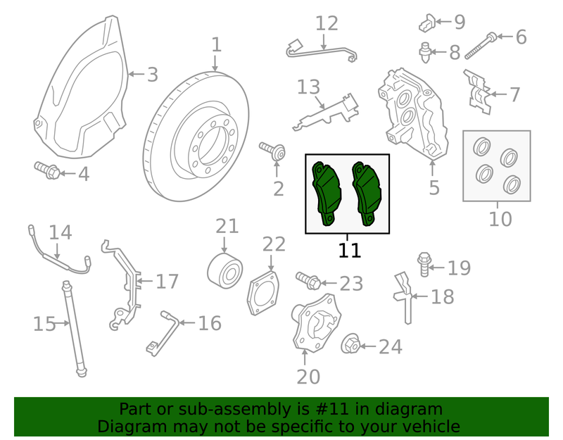 Genuine Porsche parts diagram